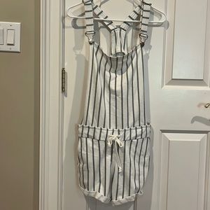 Ocean Drive, Overall Romper, Medium
